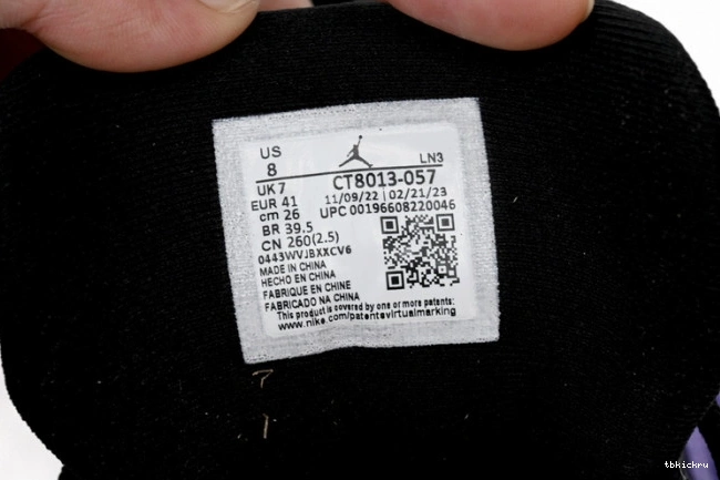 Rep TBK CT8013-057 Air Jordan Retro Field 12 Purple 0715